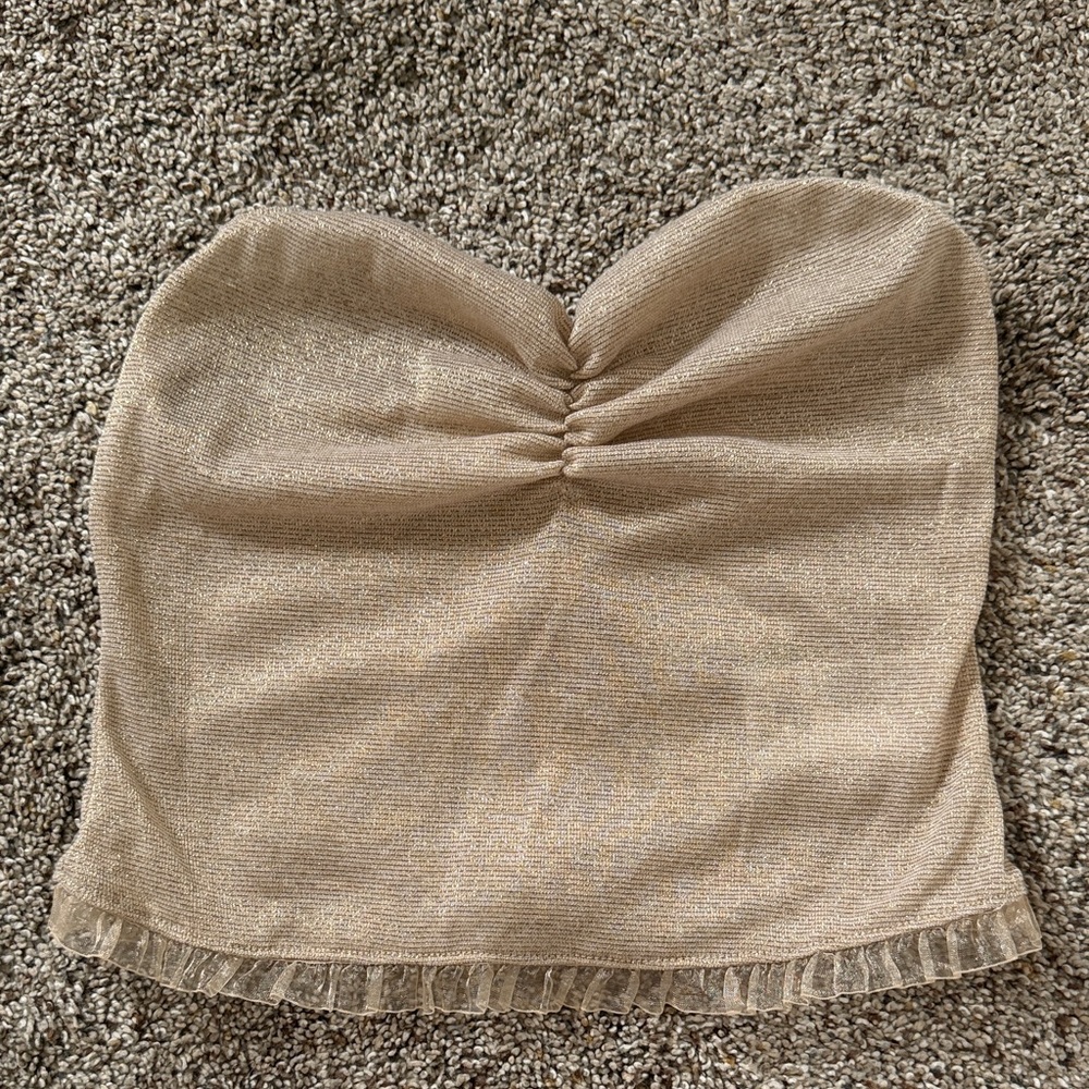 Urban Renewal Beige Textured Top